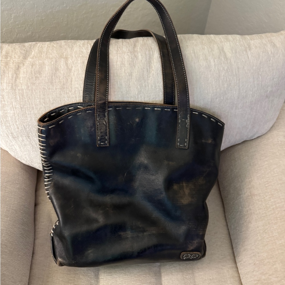 Bed Stu Black Luxe Leather Purse